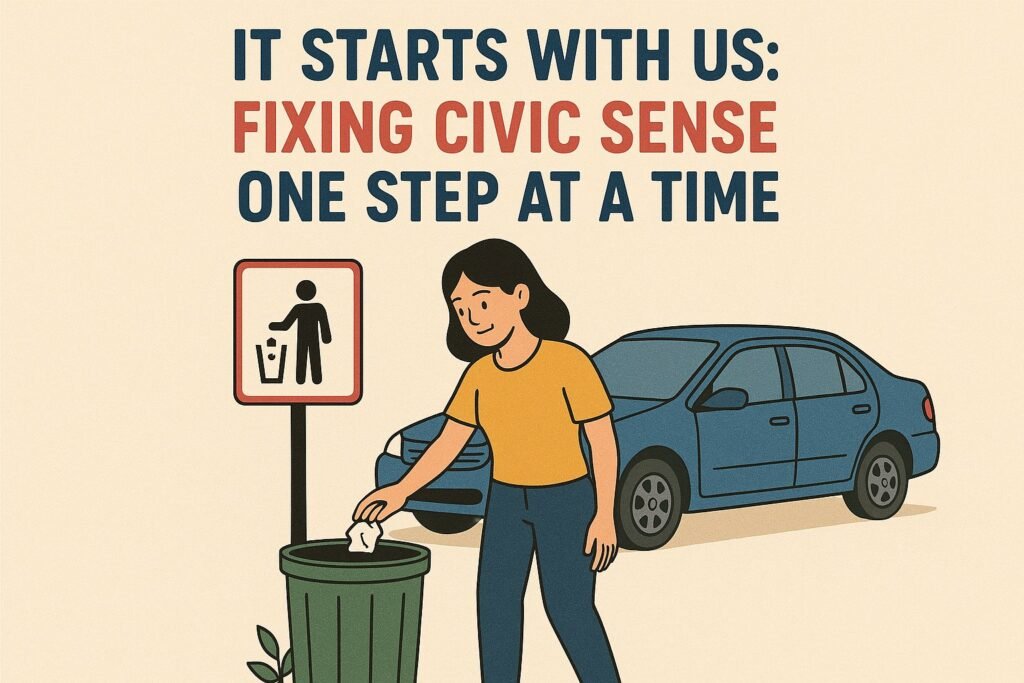 It starts with us Fixing Civic Sense